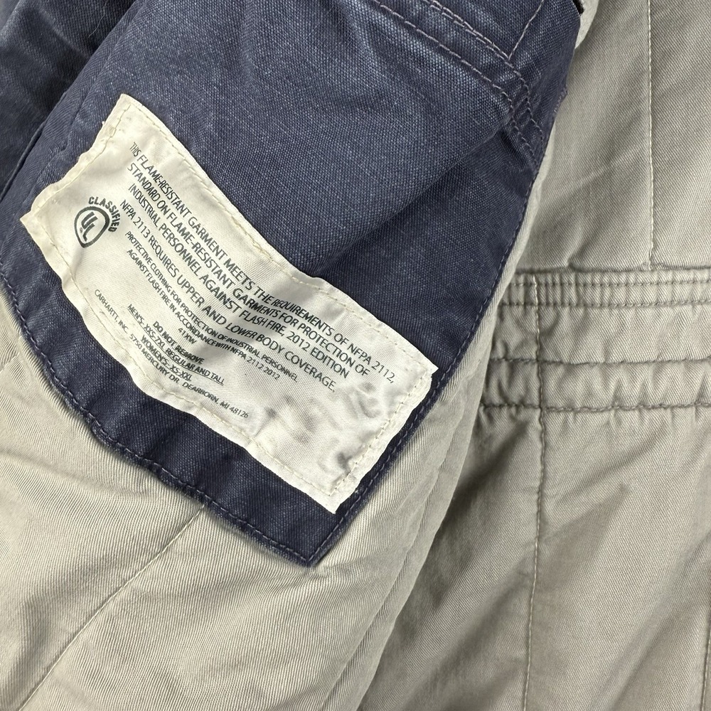 Carhartt‎ FR Full Swing Jacket Men's 3XL Navy Flame Resistant Canvas Work Coat - Picture 4 of 16